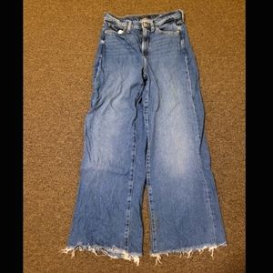 SOLD - Banana Republic high waist wide leg jeans